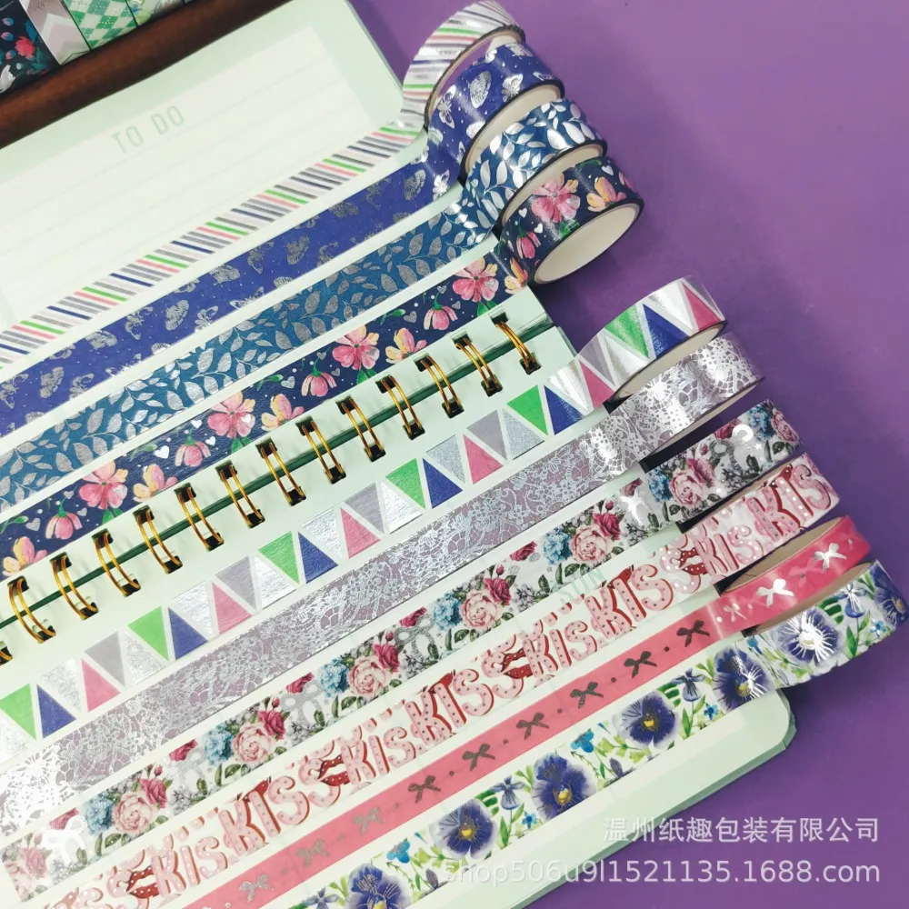 17 Rolls of Journaling Tape Journaling Supplies Decorative Tape Washi Tapes Decorative Washi Tapes