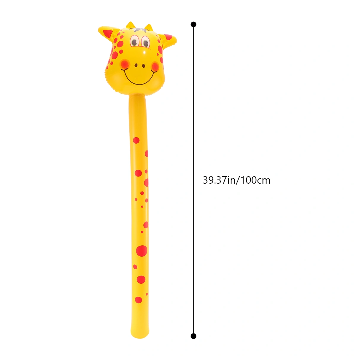 5pcs Kids PVC Inflatable Animal Toy Funny Inflatable Toy Playing Long Stick Toy Educational Toy (Random Style)