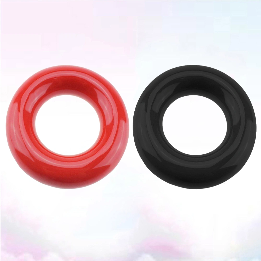 2pcs Round Weight Power Swing Ring for Clubs Warm Up Training Aid (Random Color)