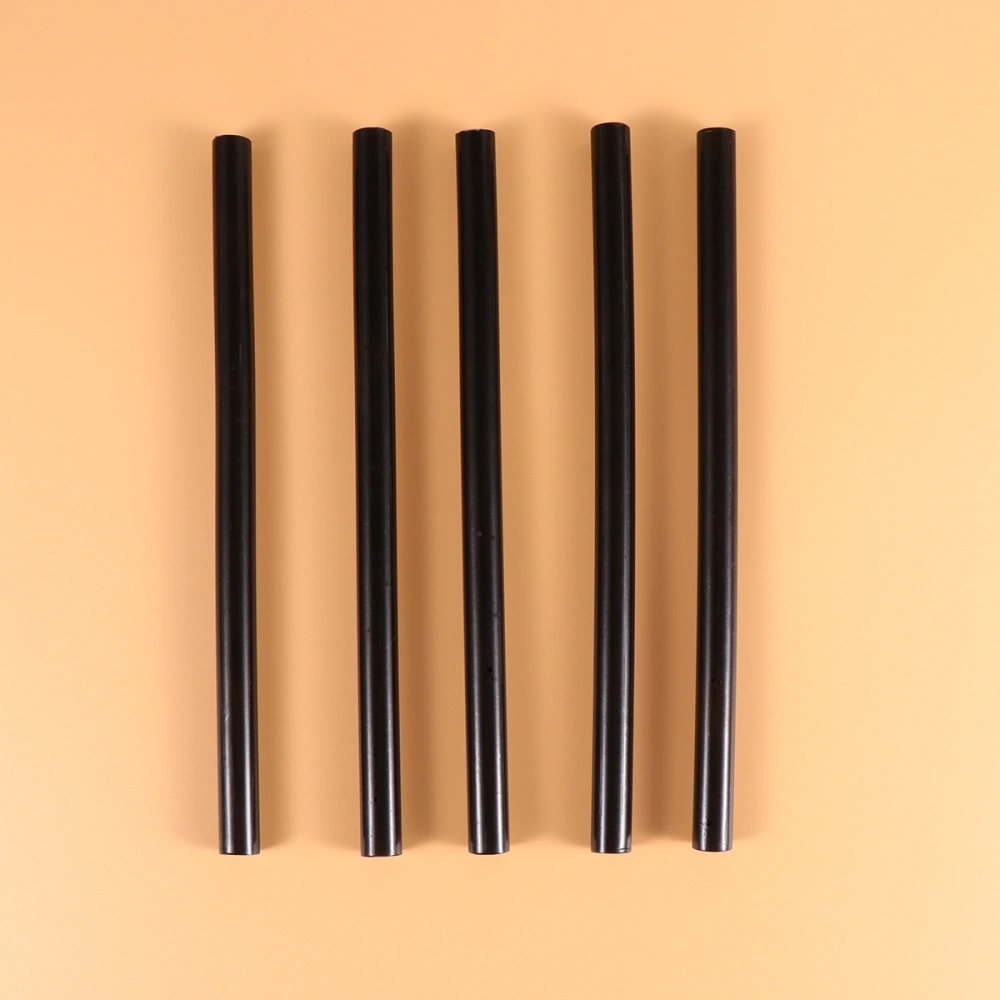 24PCS 19CM Length Glue Sticks Black Plastic Glue Sticks Eco-friendly Heat Melting Adhesive Tape Hot Melt Glue Rod for Office Store Use Black