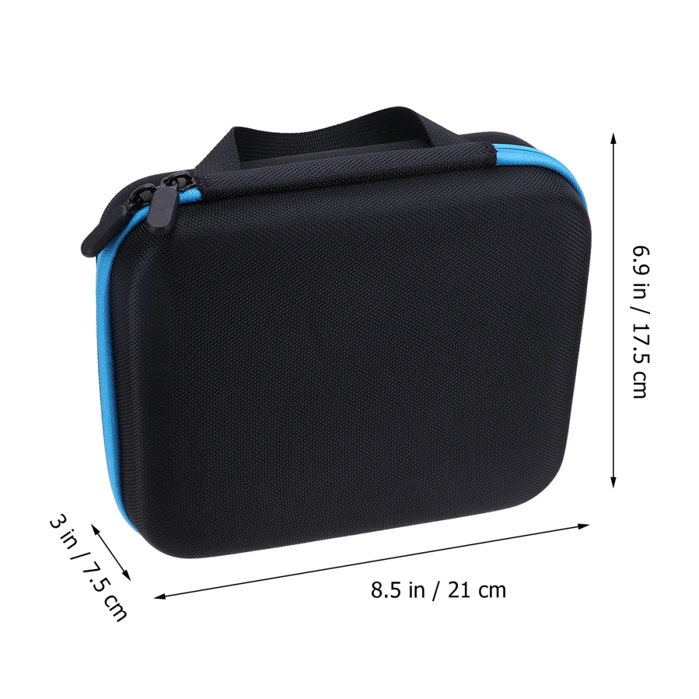 1pc Essential Oil Holder Shockproof EVA Bag 30 Slots Bottle Case Makeup Accessory for Travel Home Blue