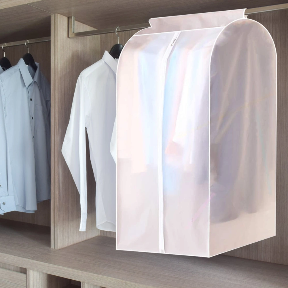 Suit Protective Cover White Coat Dustproof Cover Wardrobe Garment Protector