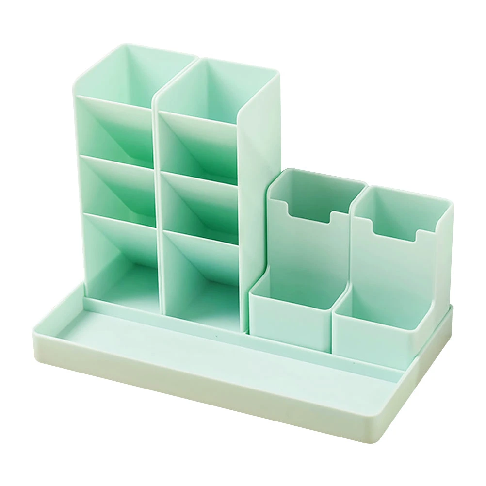 Desktop Pencil Organizer Multi-grid Stationery Holder Combined Pen Holder Office Supply