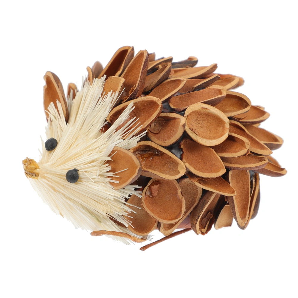 Woodland Mini Hedgehog Figurines Micro Landscape Hedgehog Statue Hanging Ornament