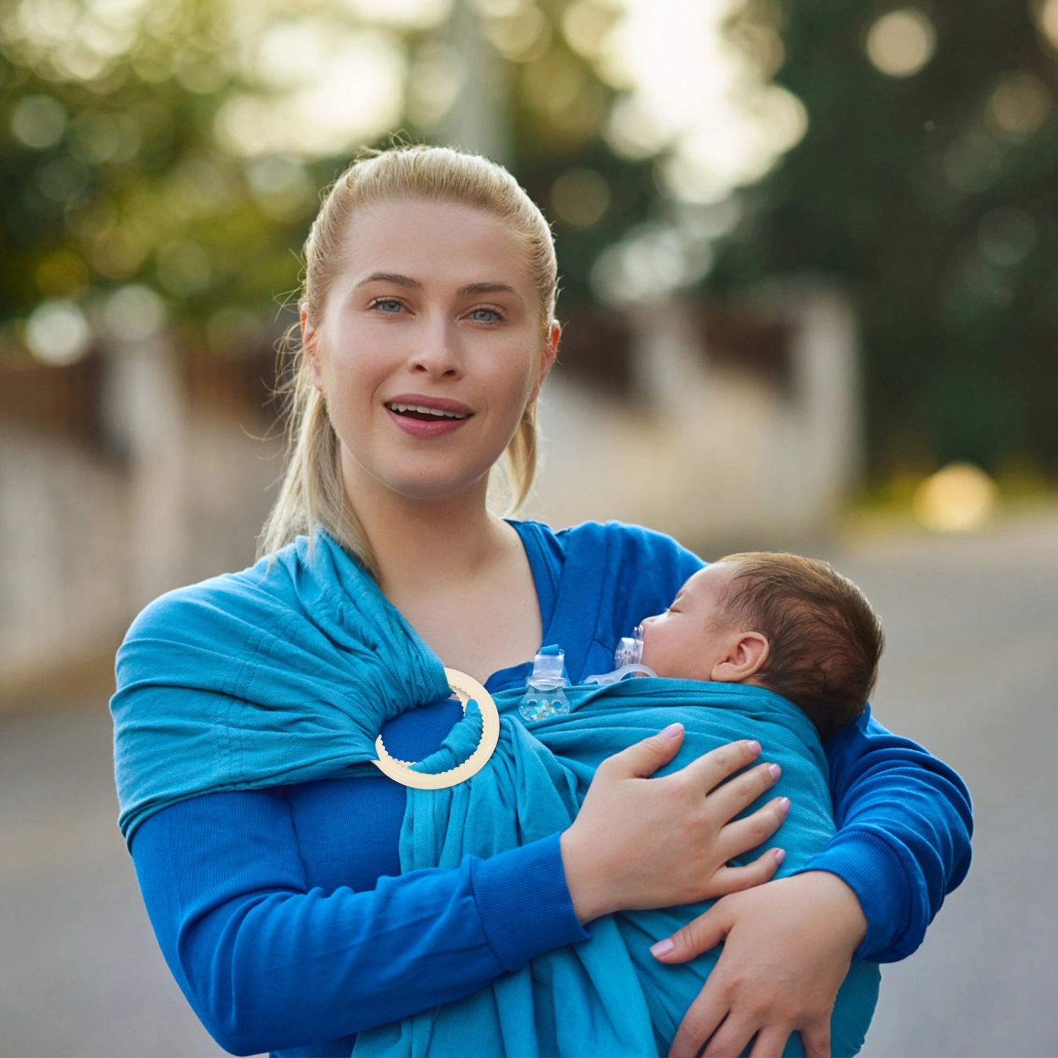 4pcs Baby Carrier Ring Plastic Wrap Carrier Ring Infant Sling Carrier Ring
