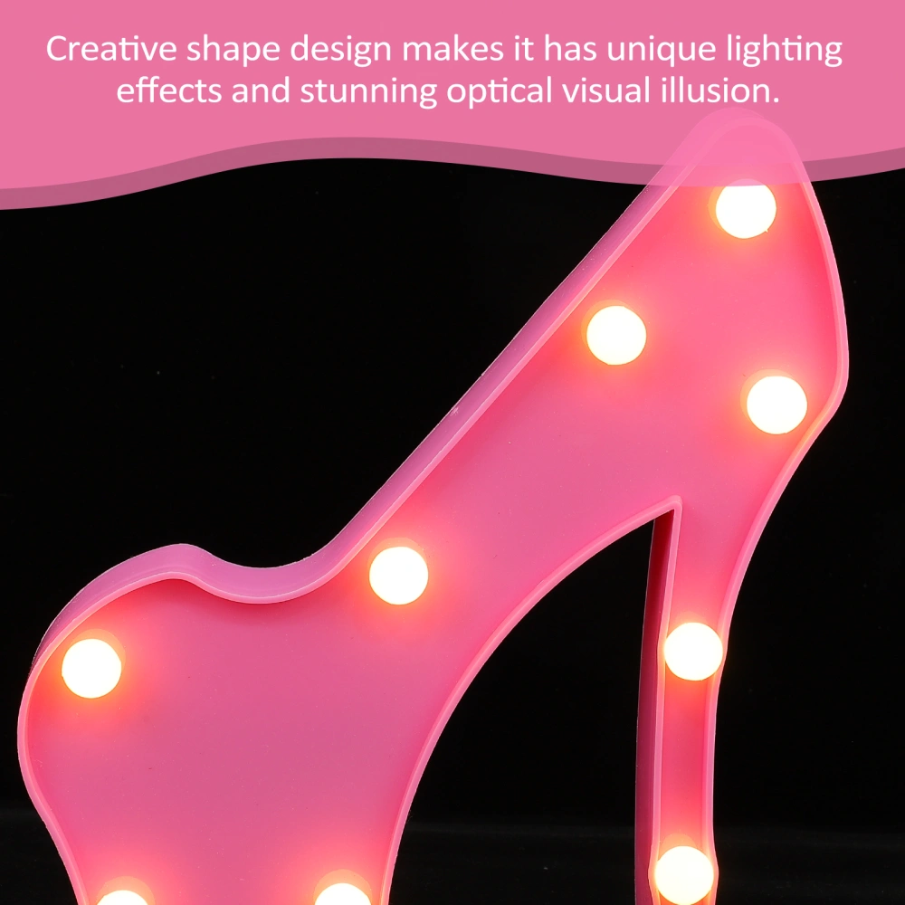 High-heeled Shape LED Night Light Creative Night Light Delicate Night Lamp