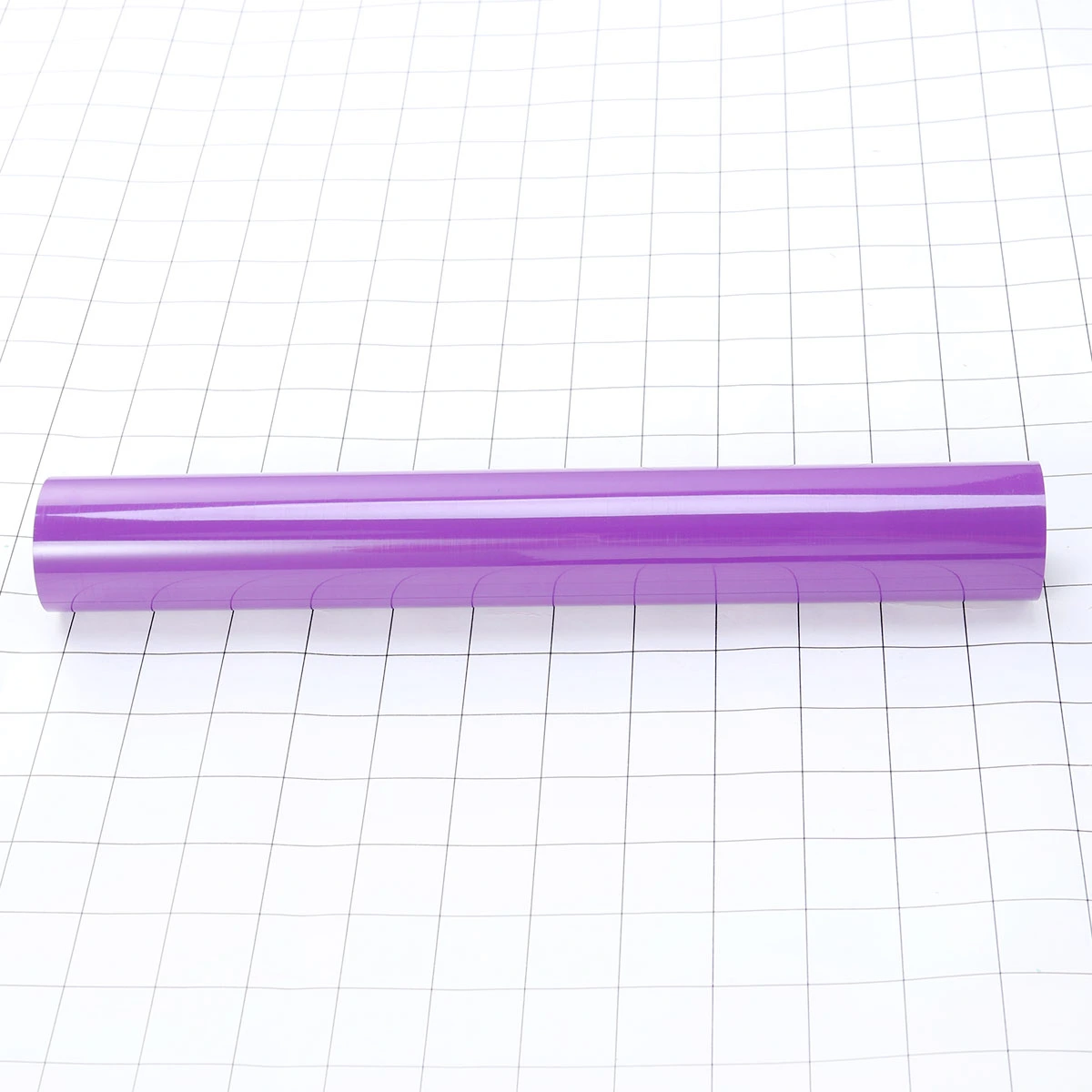 PU Heat Transfer Vinyl Roll Gloss HTV Vinyl Film for T-Shirts Sports Clothing Other Garments and Fabrics (Purple)
