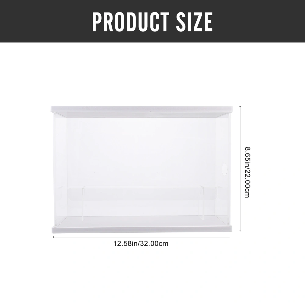 Acrylic Display Case Dustproof Display Box Acrylic Model Display Stand for Home