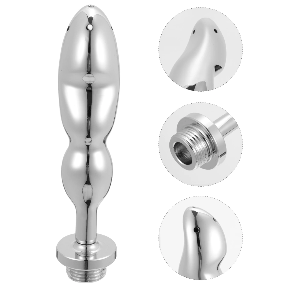 Butt Plug Aluminium Alloy Anal Vaginal Shower Douche Enemas Irrigation Cleaner