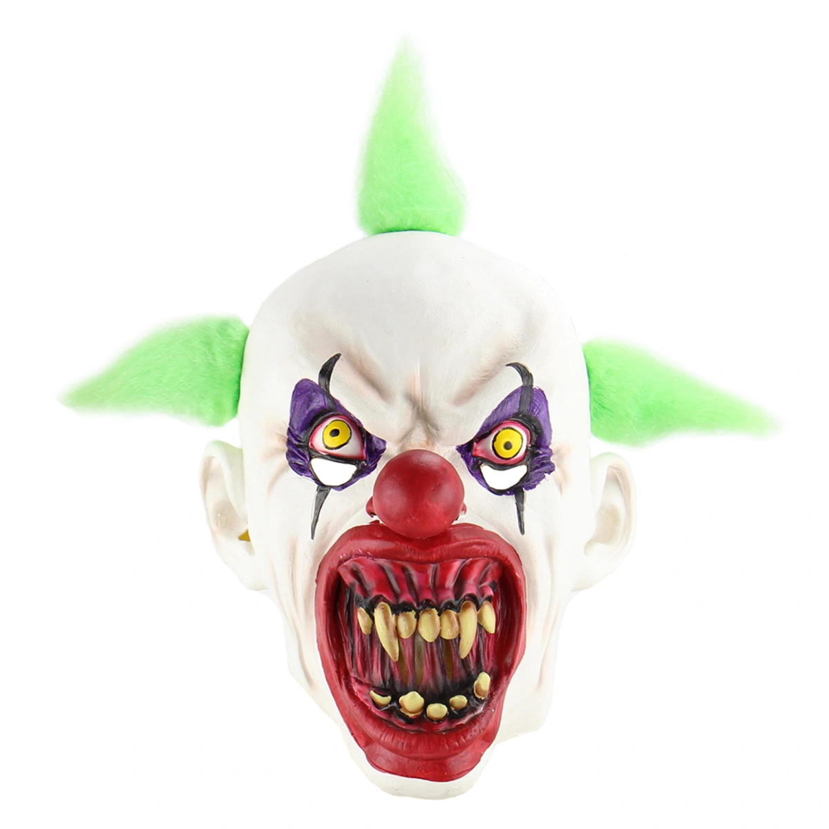 Halloween Cosplay Mask Horrific Mask Creepy Terrifying Toothy Bloody Mouth Clown Mask