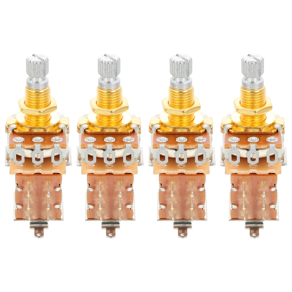 4 sets of Electric Guitar Accessories Electric Guitar Potentiometers Metal Parts