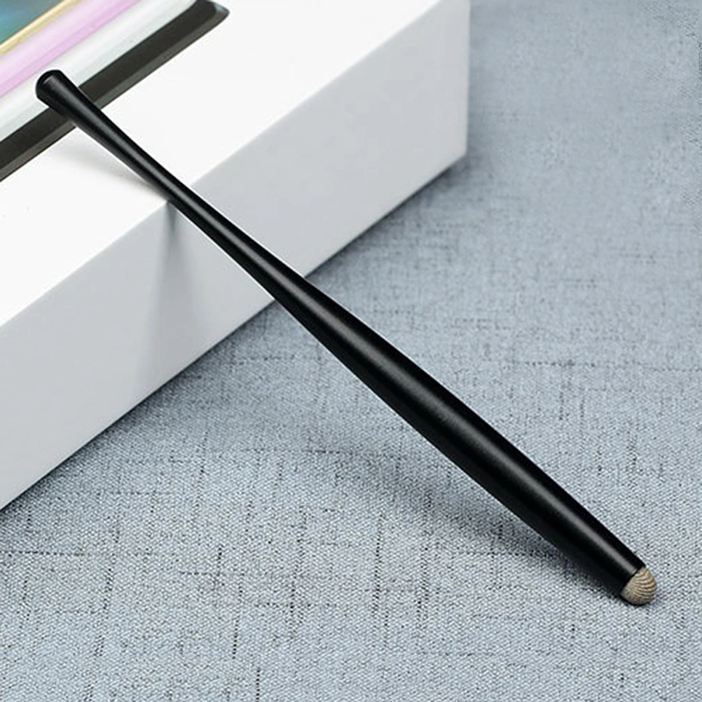 4pcs Metal Capacitive Stylus Replacable Fiber Cloth Tip Touch Pen Handwriting Capacitive Pens for Phone Tablet (Mixed Colors)