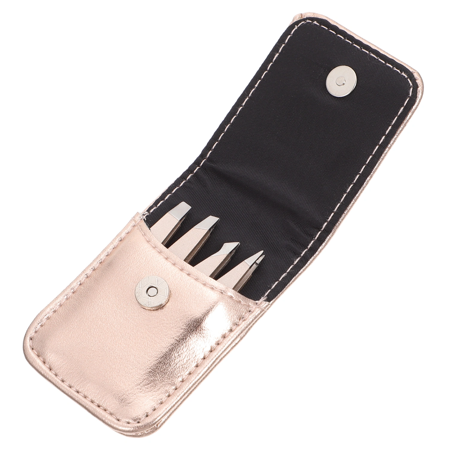 4Pcs Stainless Steel Brow Clips Cosmetic Tools Eyebrow Tweezers Makeup Clamps