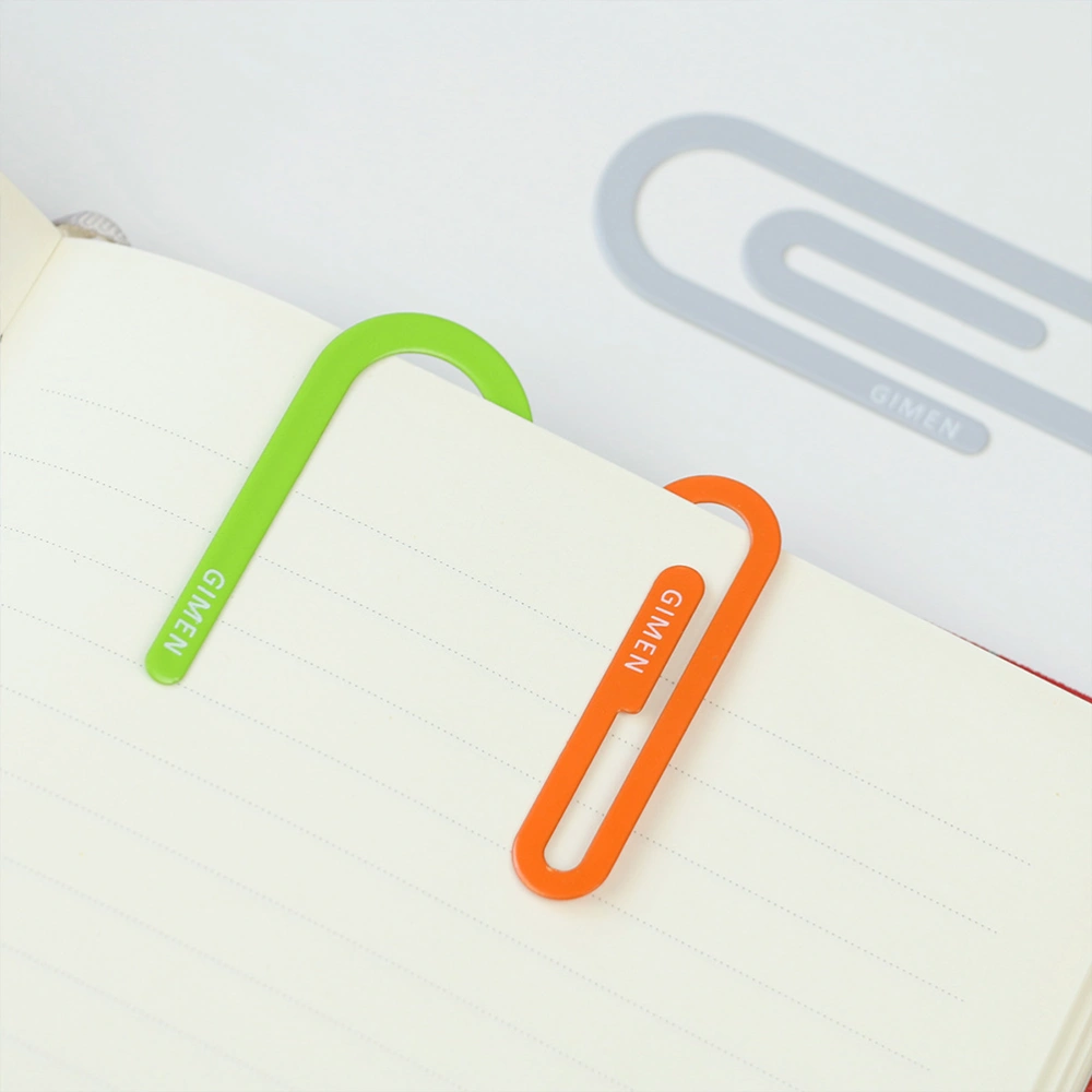 4Pcs Iron Paper Clips Decorative Paper Clips Adorable Paper Clips Bookmarks Mini Paper Clips