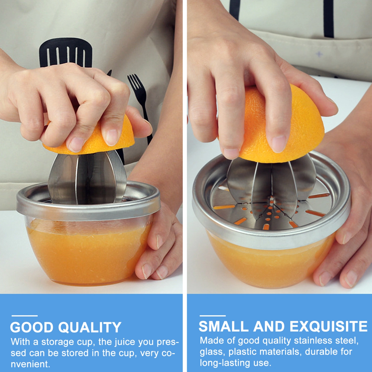 1pc Manual Juice Maker Multipurpose Lemon Juicer Portable Squeezer Kitchen Tool