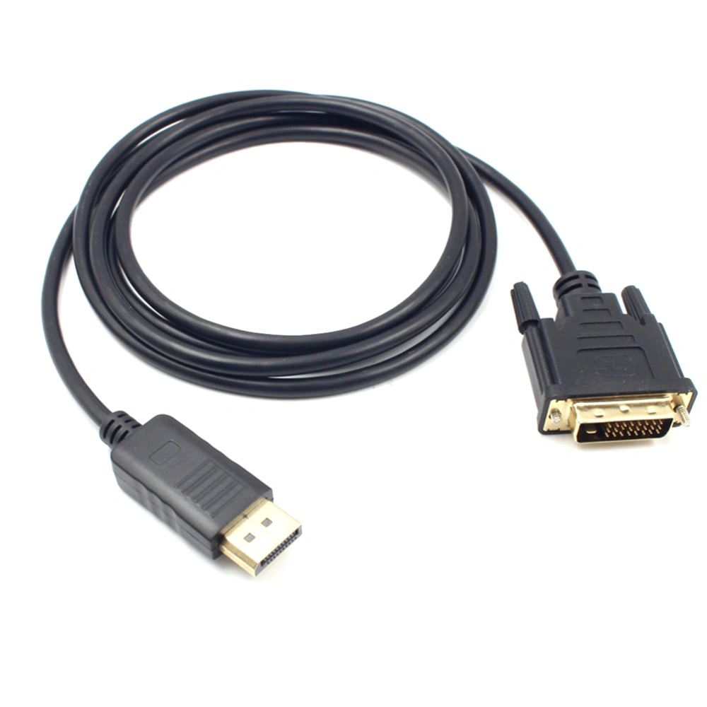 6 Feet Gold Plated DP DisplayPort to VGA Cable Standard DP to VGA Cable for TV Laptop Projector