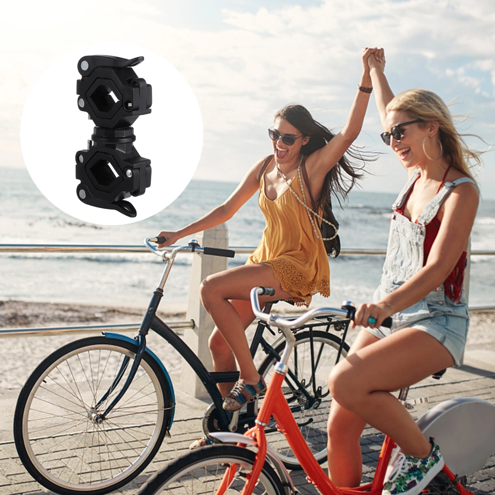 1 Set Bike Flashlight Holder Light Bracket Bike Front Lamp Holder