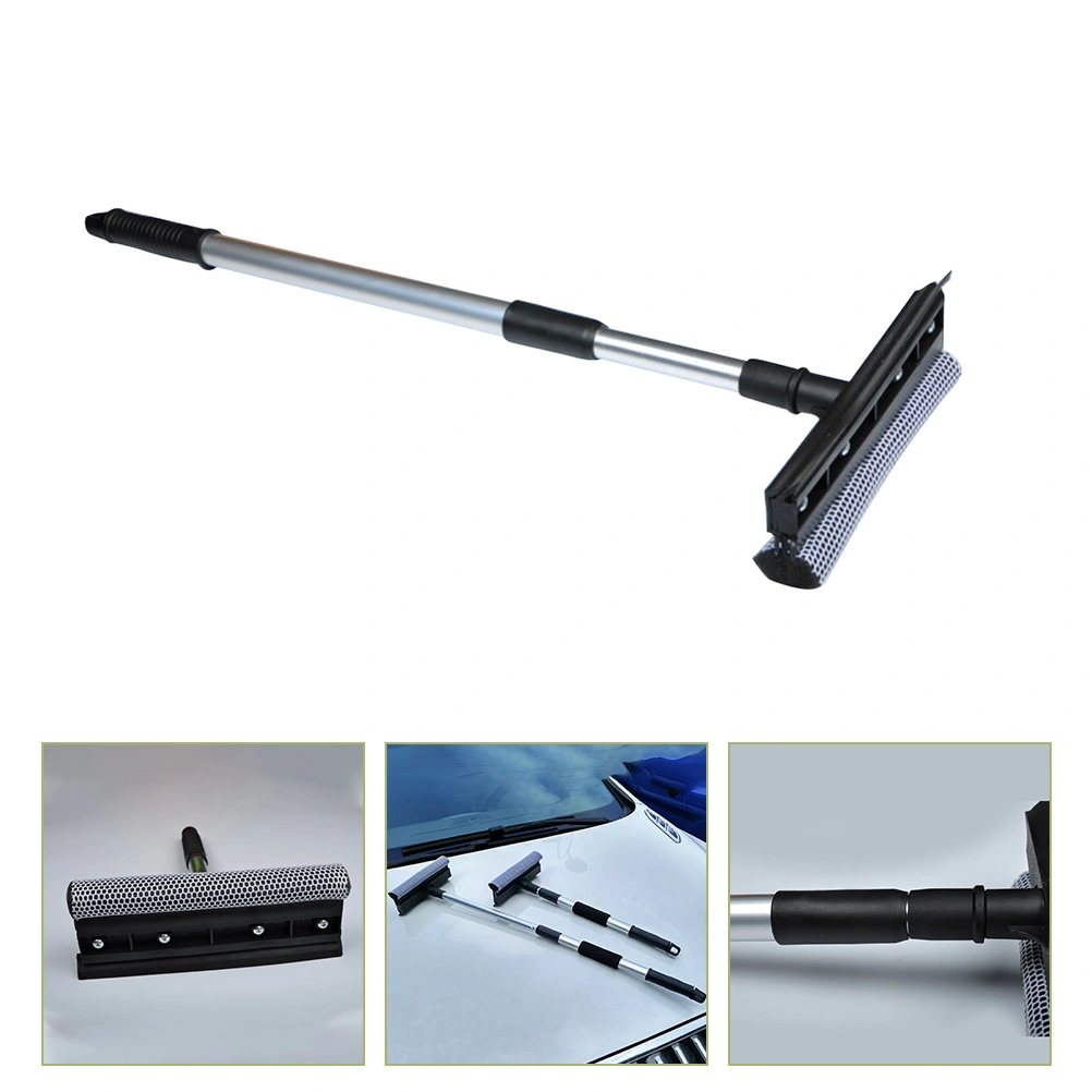 Multipurpose Glass Cleaning Squeegee Dual-side Window Squeegee with Telescopic Handle