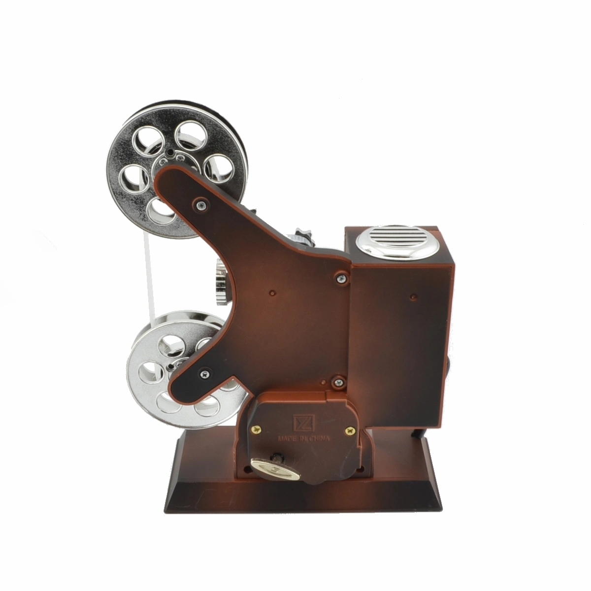 Multifunction Retro Film Projector Style Music Box with Cabinet and Mirror