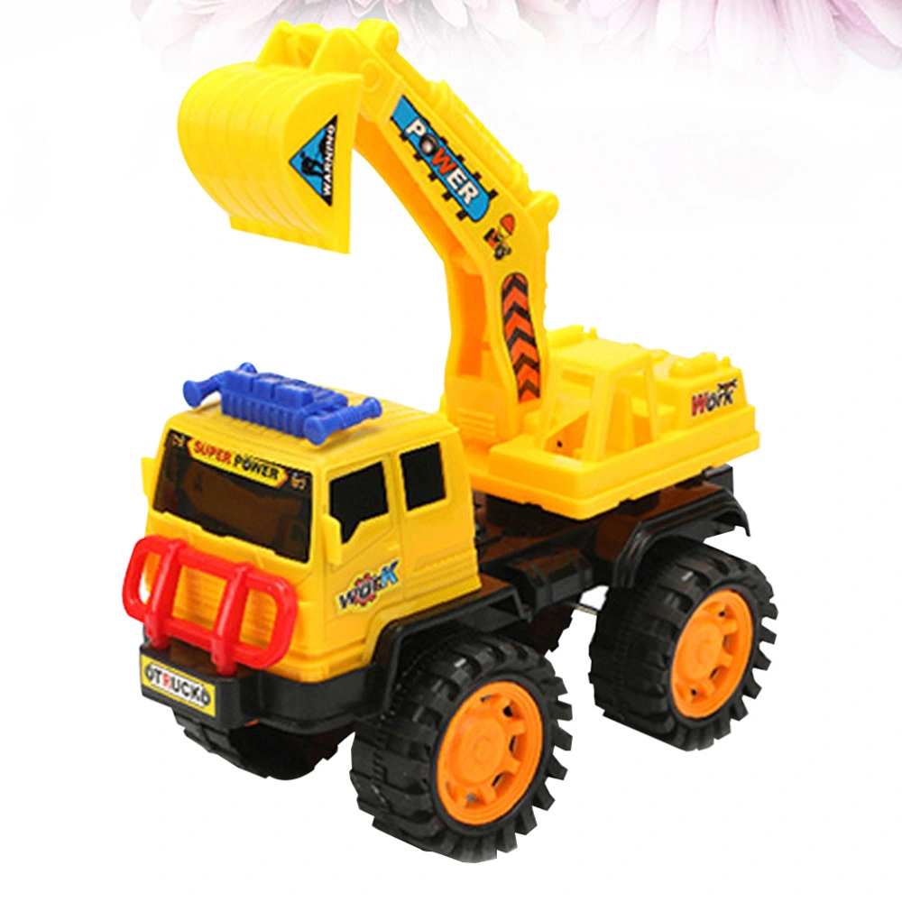 1Pc Engineering Car Toys Plastic Excavator Model Toys Funny Engineering Truck Toy Early Educational Play House Toy (Medium Size)