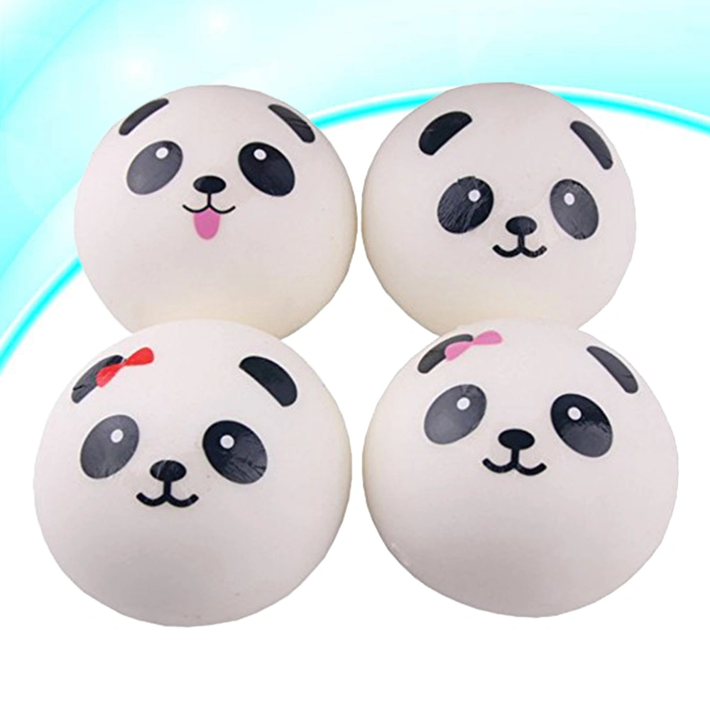 7CM PU Slow Rising Kawaii Sweet Toys Stretch Scented Panda Shaped Squeeze Toy for Stress Anxiety Relief (Random Pattern)