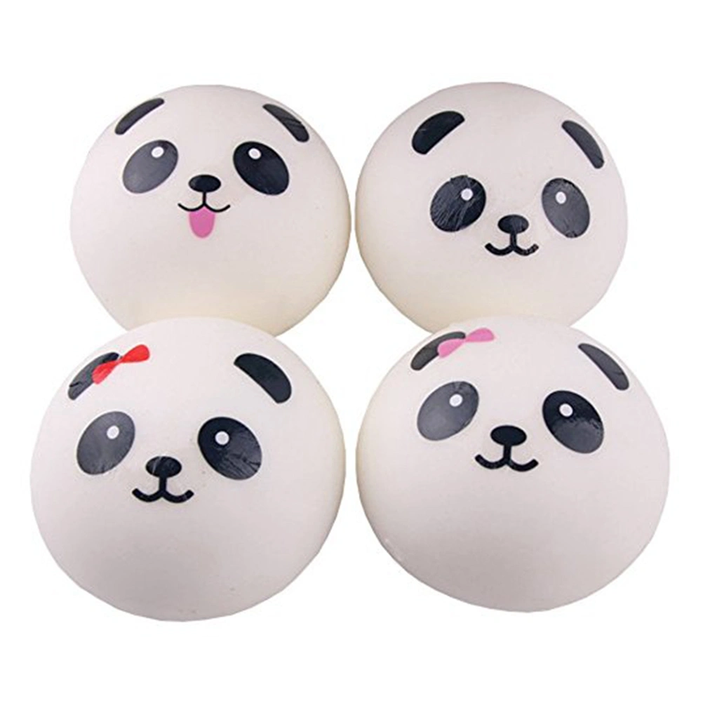 7CM PU Slow Rising Kawaii Sweet Toys Stretch Scented Panda Shaped Squeeze Toy for Stress Anxiety Relief (Random Pattern)
