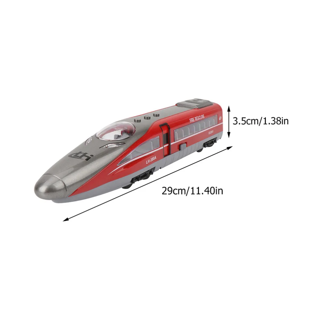 1pc High-Speed Railway Model Toy Pull Back Toy Early Education Toy fro Kids