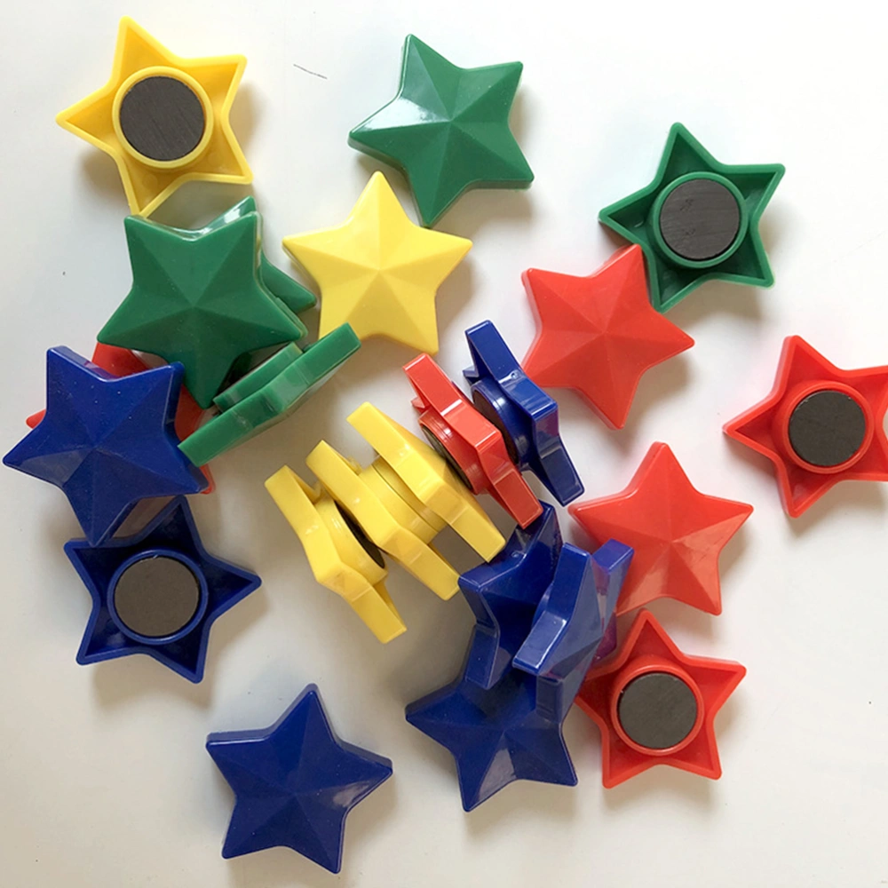 16Pcs Magnetic Pushpins Five-pointed Star Magnetic Nails Whiteboard Thumbtacks