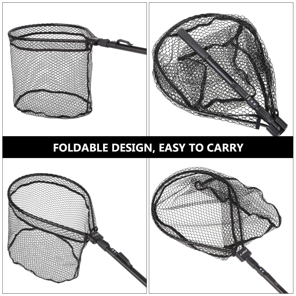 Foldable Landing Net Fishing Net Dip Net for Fishing Catch and Release