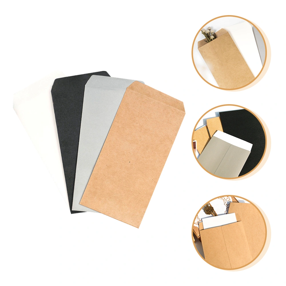 40pcs Kraft Paper Envelopes Empty File Envelops Kraft Paper Document Bags