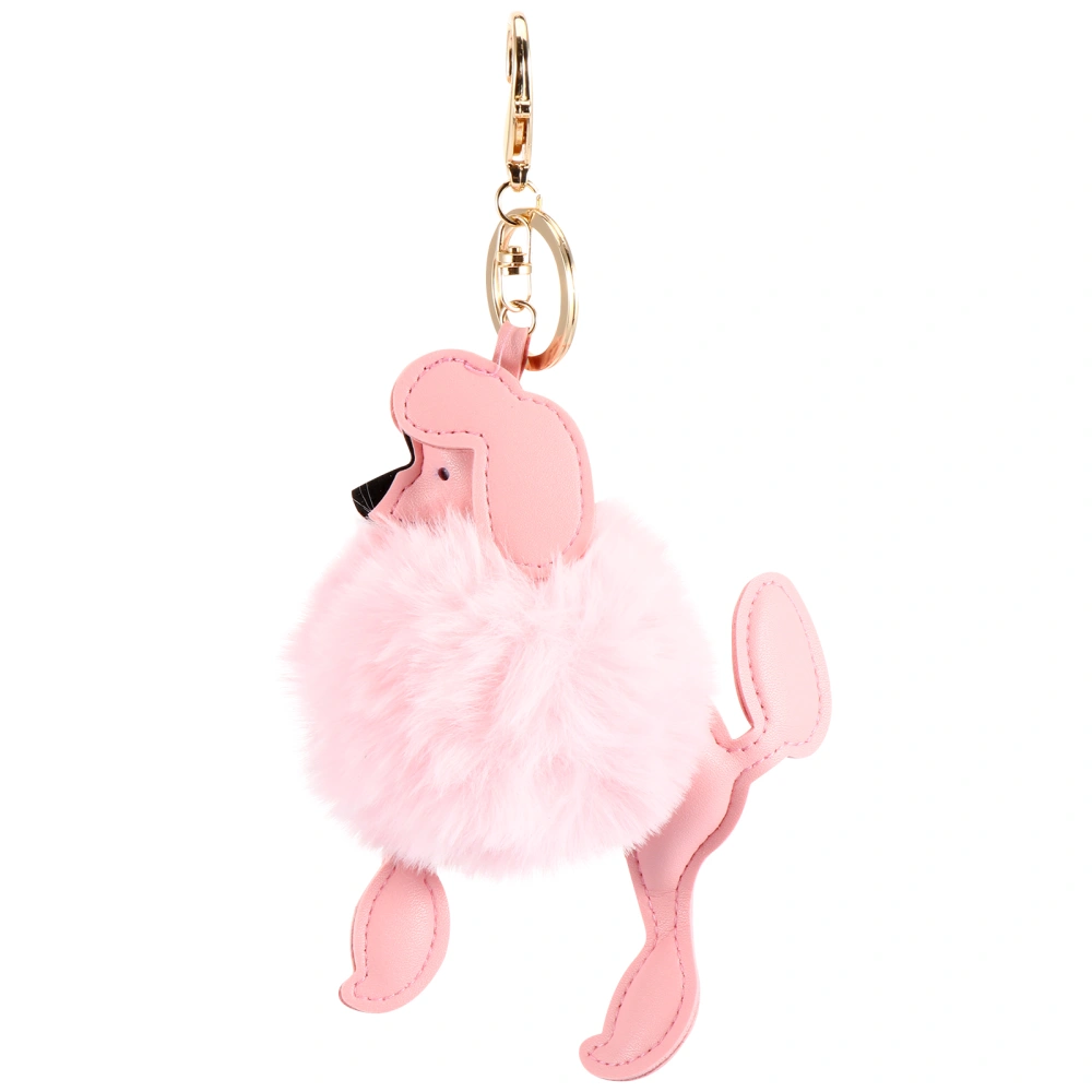 1Pc Cartoon Plush Keychains Lovely Dog Shape Pendant Bag Lovely Key Hanging