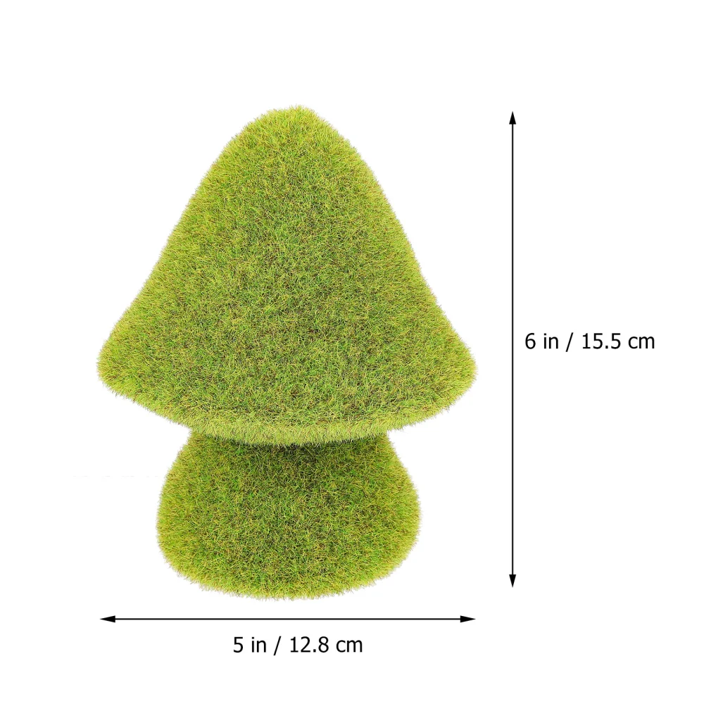 1pc Simulation Flocking Mushroom Outdoor Garden Patio Lawn Micro Ornament