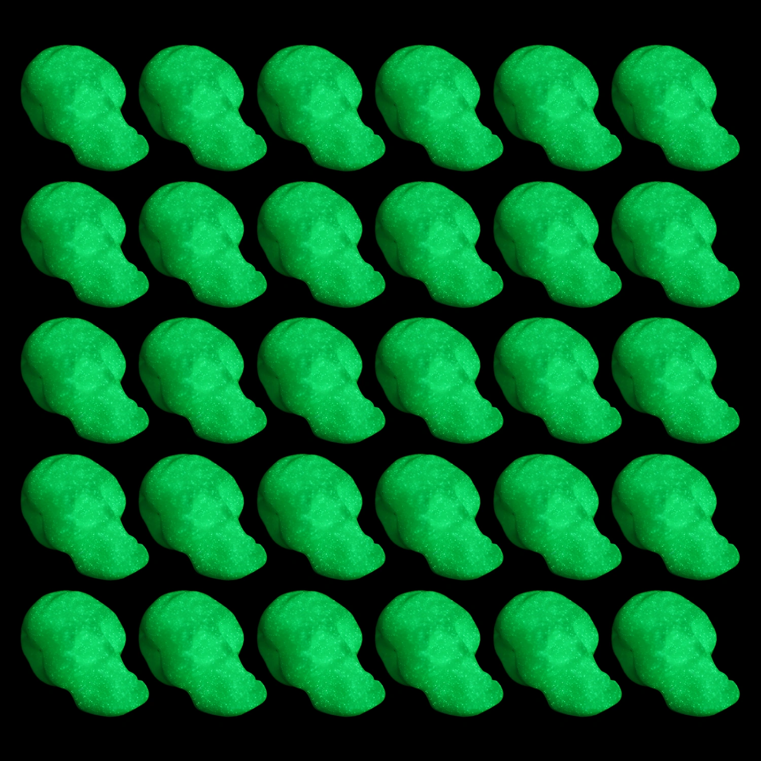 50Pcs Halloween Skull Model Small Plastic Skeleton Head Decor Simulation Skull Decor