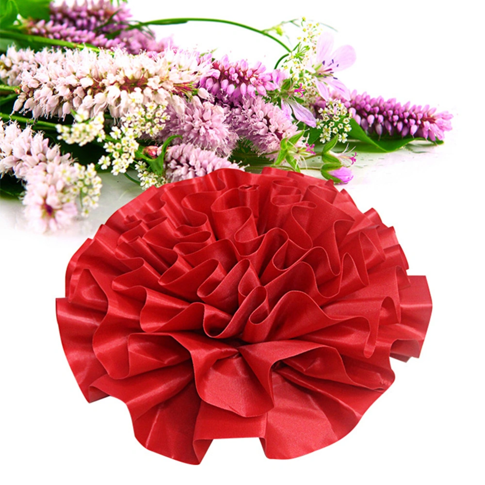 Wedding Car Flower Decoration Front Flower Simulation Flower Car Layout Supplies (Red)