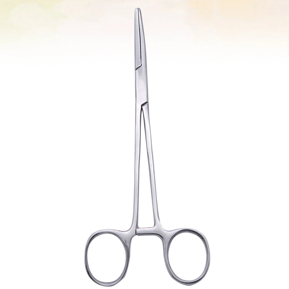 Stainless Steel Forceps Cupping Alcohol Cotton Clamp Plier Practical Home Plier (14cm Straight)