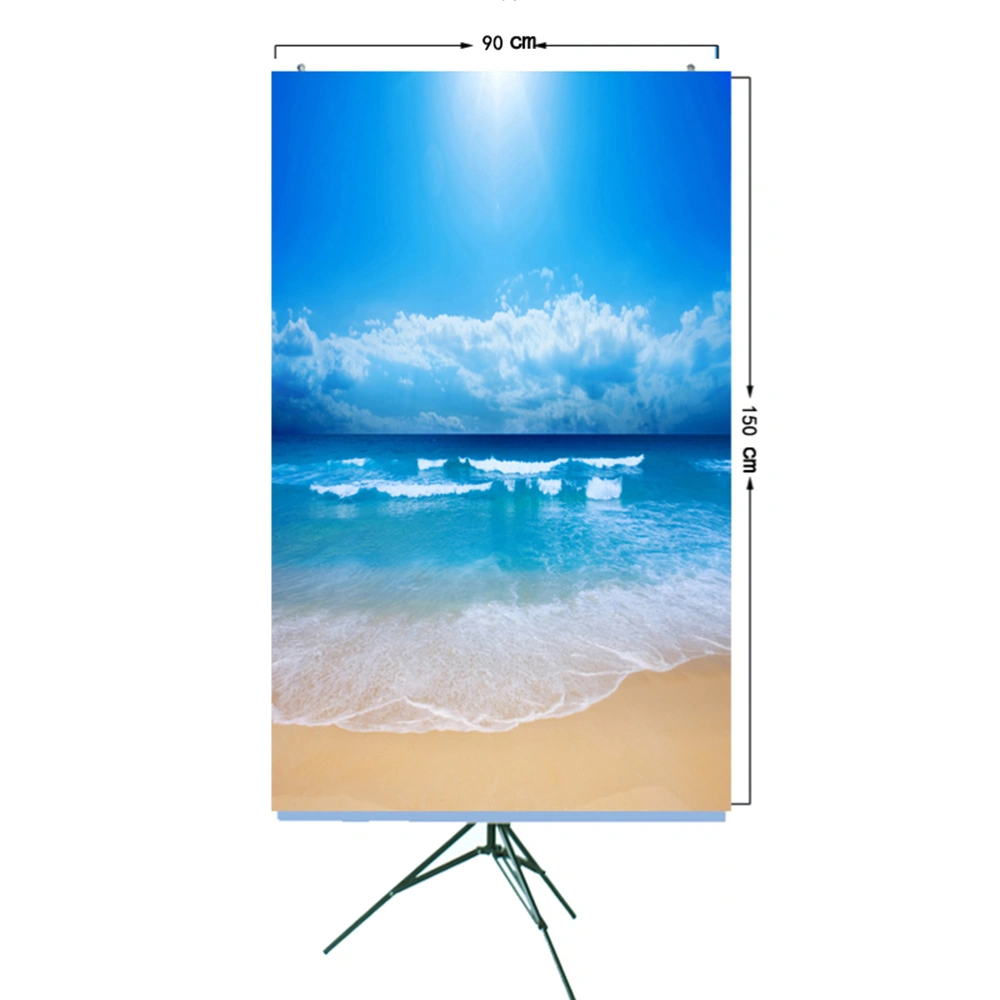 Beach Photo Studio Background Cloth 3D Seaside Photography Backdrop Wall Props 90x150cm (1729)