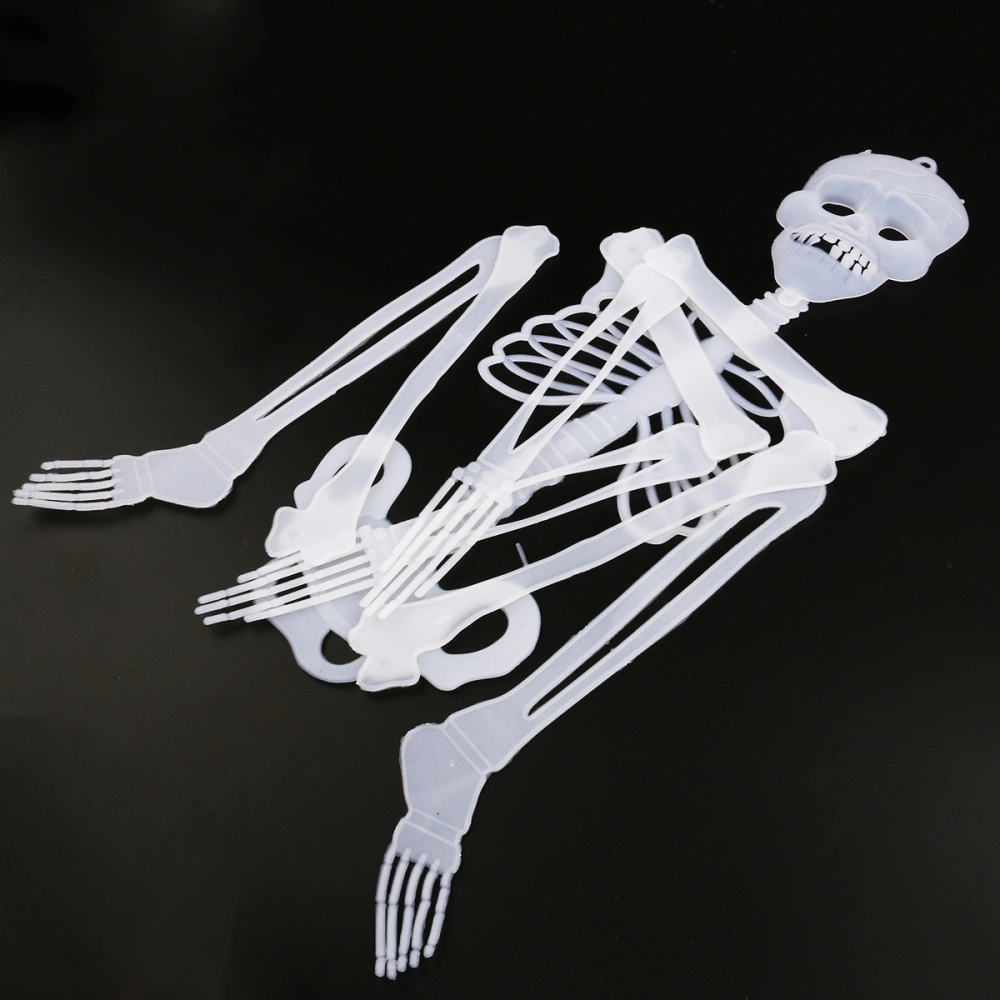 90cm Halloween Props Luminous Skeleton Party Bars Glow In The Dark Hanging Decoration (Green)