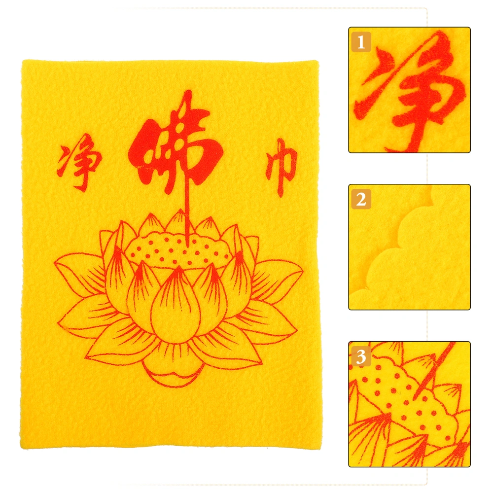 10pcs Buddha Temple Towels Temple Cleaning Towels Buddha Wiping Towels