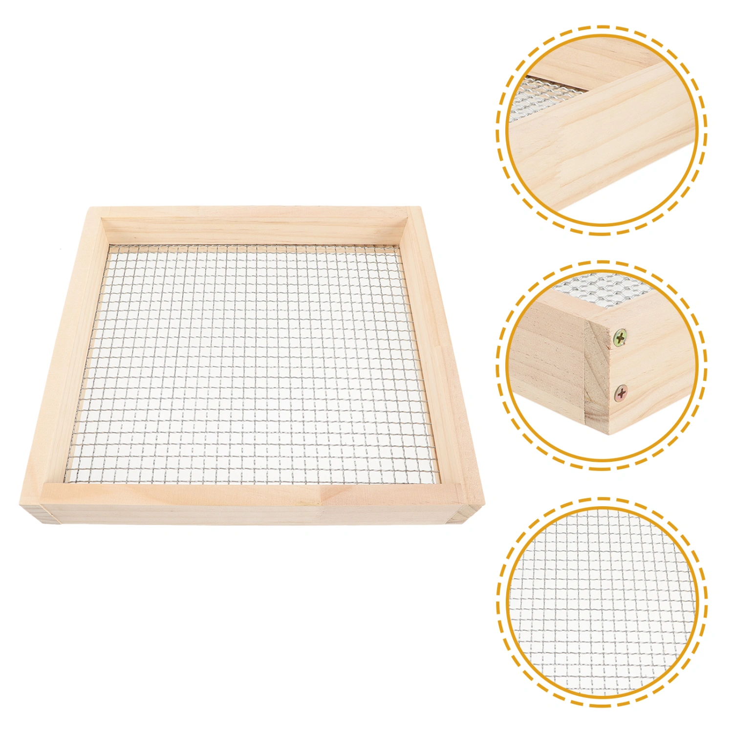 Rock Sifter Garden Sieve Soil Sifter Dirt Sifter Garden Leaves Sifter for Gardening