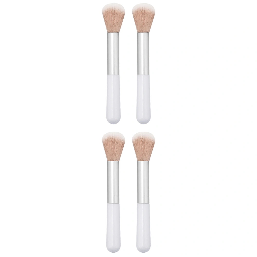 4pcs Fluffy Loose Powder Brush Blending Blush Brush Makeup Supply for Women