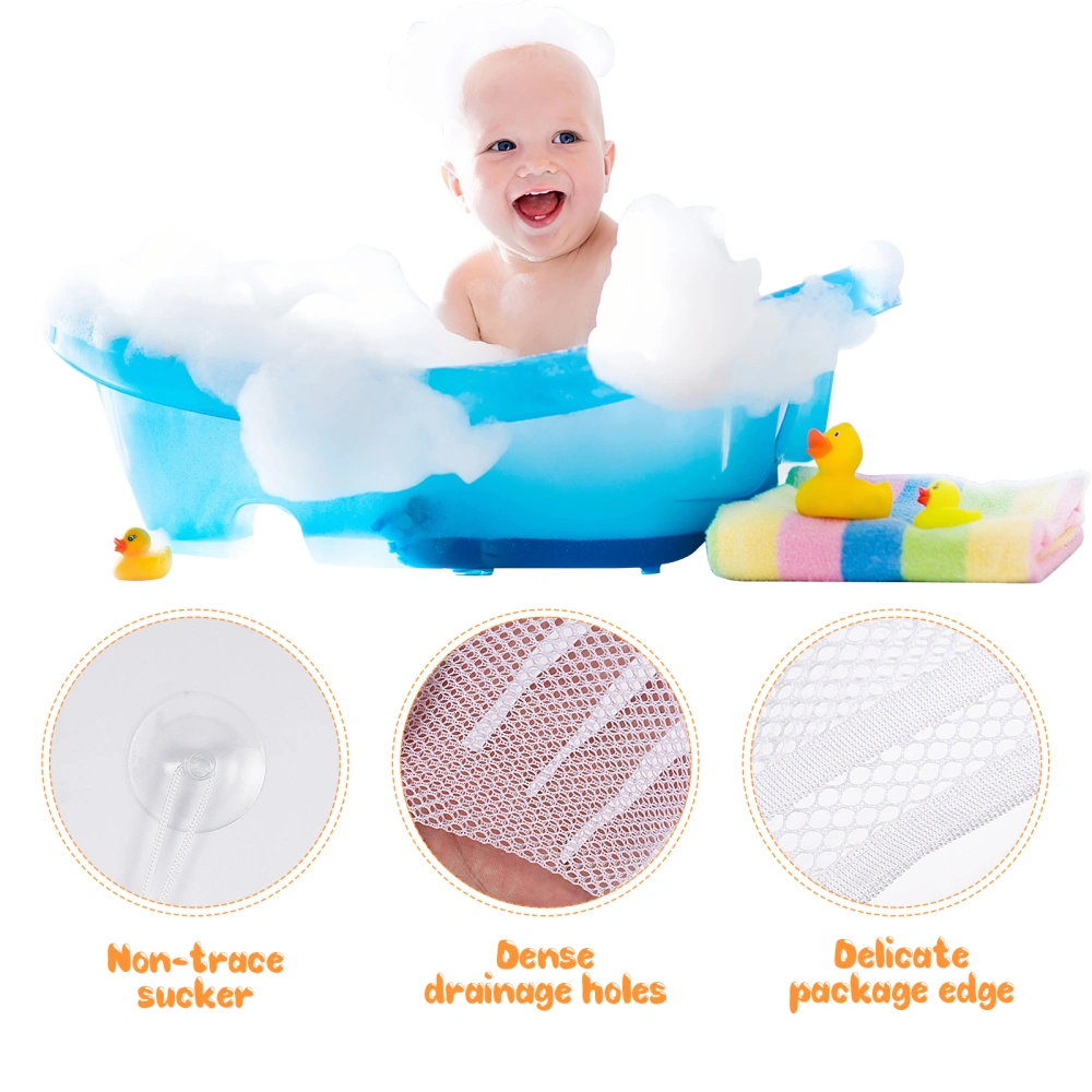 BESTOMZ Baby Kids Bath Mesh Net Bag Toys Storage Suction Bag Bathroom Toys Bag