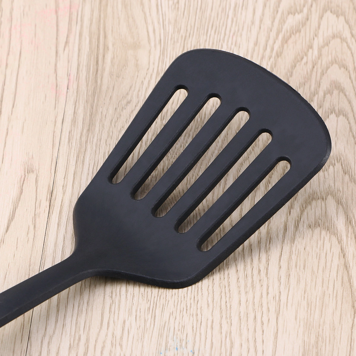 6 Pcs Nylon Kitchen Tool Set Cooking Tools Utensils Spoon Utensil (Black)