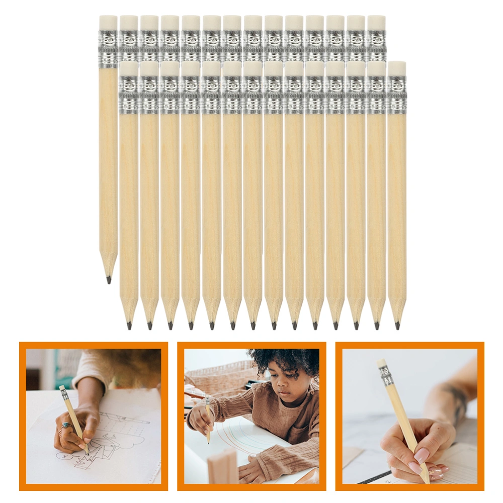 100Pcs Short Writing Pencils Half Pencils Small Pencils Mini Golf Pocket Pencils for Drawing