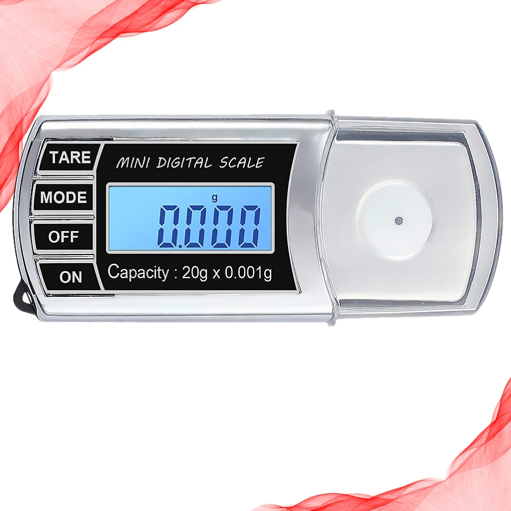 Mini Accurate Electronic Jewelry Digital Scale Pocket Palm Scale Portable Electronic Scale (20g/0.001)