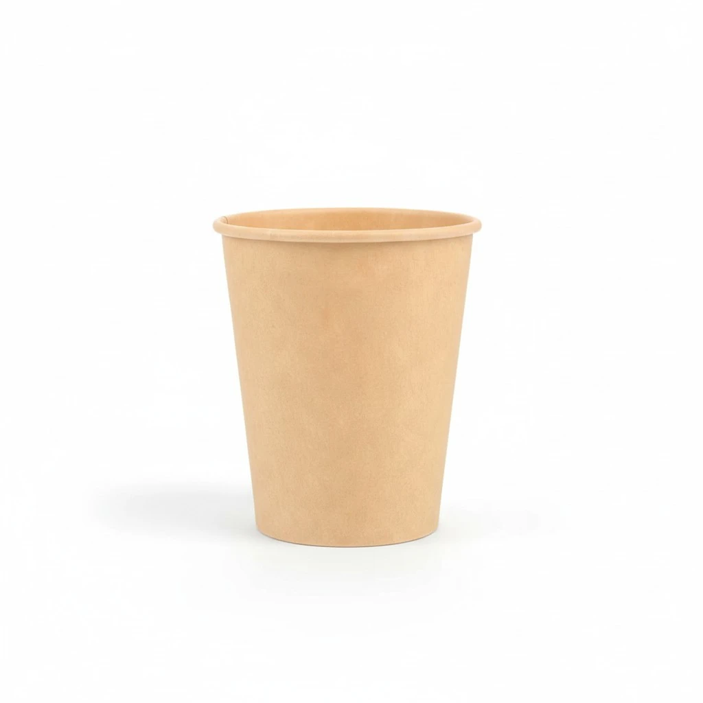 20pcs Kraft Paper Holders Hot Coffee Cups Food Containers Hot Cocoa Cold Beverage Cups