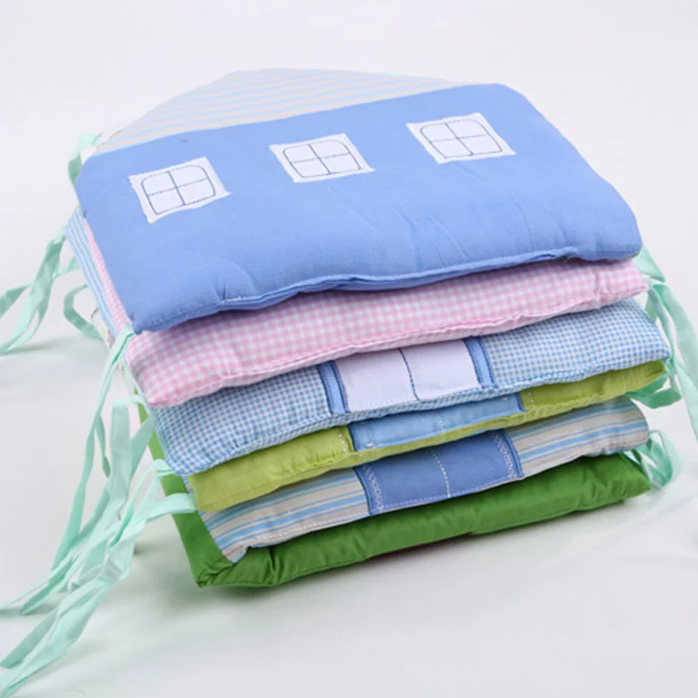 30x30cm 5Pcs Multifunctional Cartoon Anti Collision Bed Pads Cotton Cushion for Infant