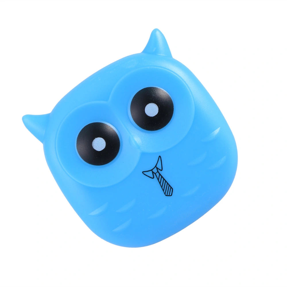 Night Light Owl LED Light Color Night Lamp Nursery Lamp Bedroom Light Home Decoration Baby Bedside for Child Sleep with US Plug (Blue)