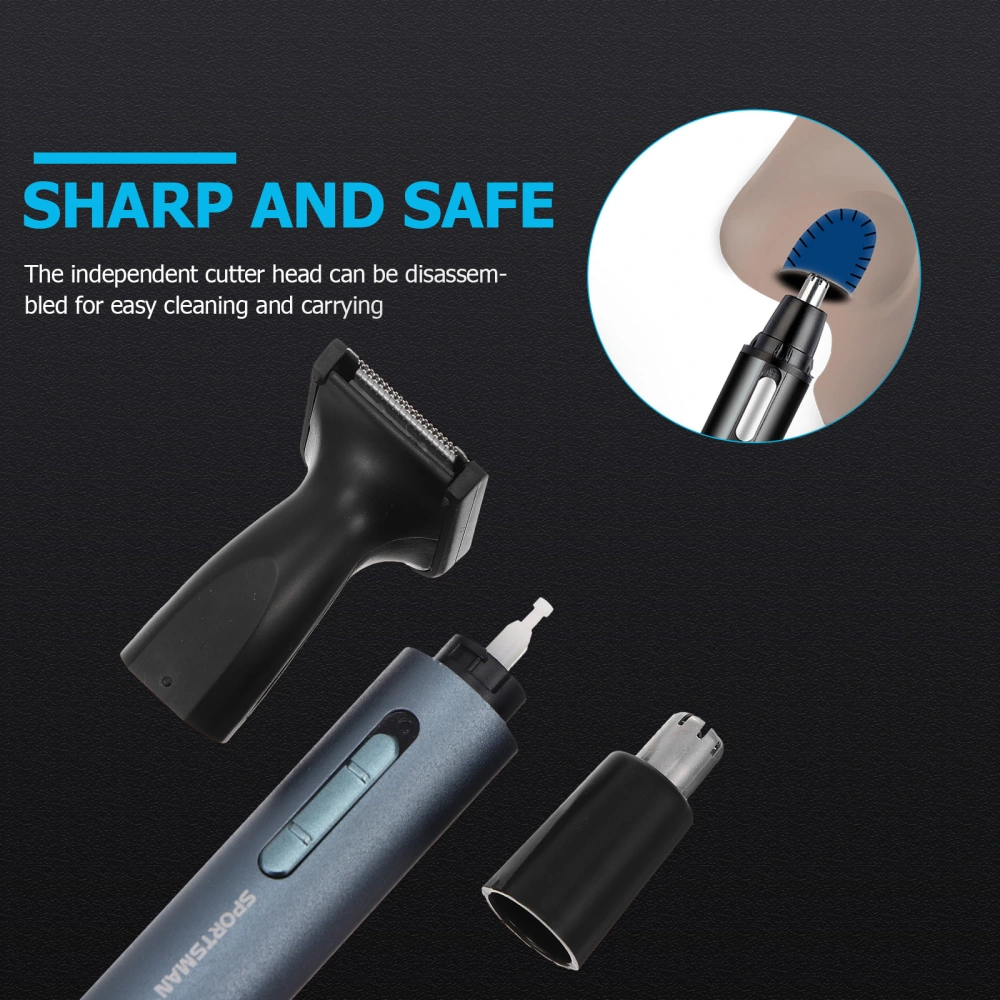 1Pc Nose Hair Trimmer Electric  Vibrissa Clipper Nose Hair Remover Cleaner