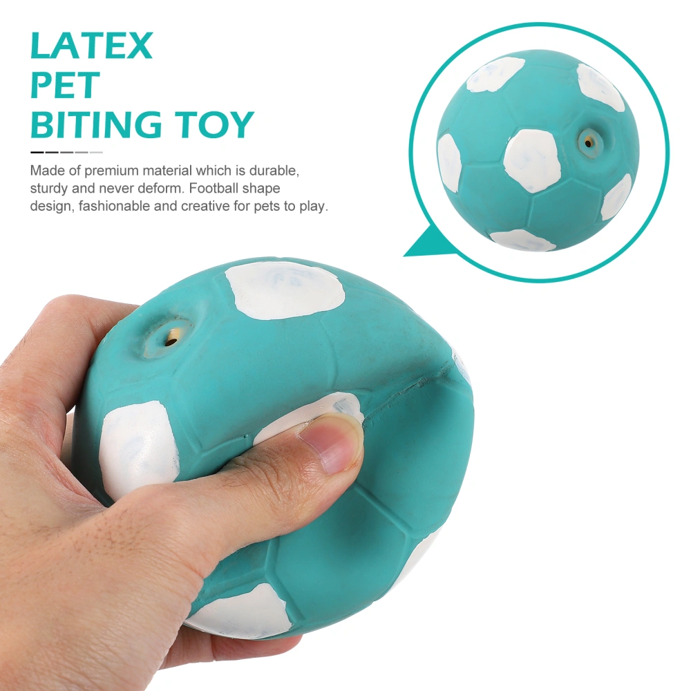 Latex Sounding Toy Pet Dog Football Training Toy Latex Squeaky Toy for Dog