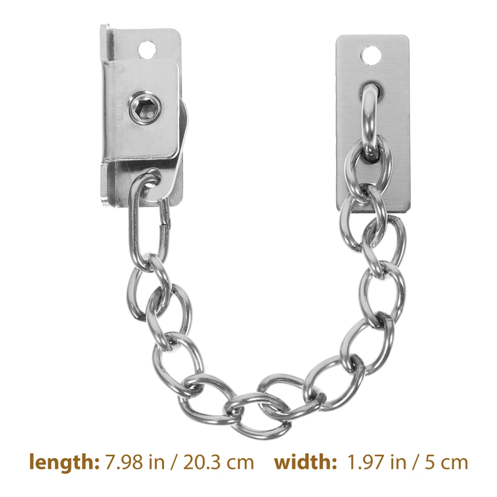 Door Chain Lock Inside Door Chain Guard Lock Stainless Steel Door Safety Lock